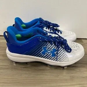 Under Armour Yard Low MT Charged Baseball Metal Cleats Men 6.5 3025592-400 NWOB Under Armour Men main image 4